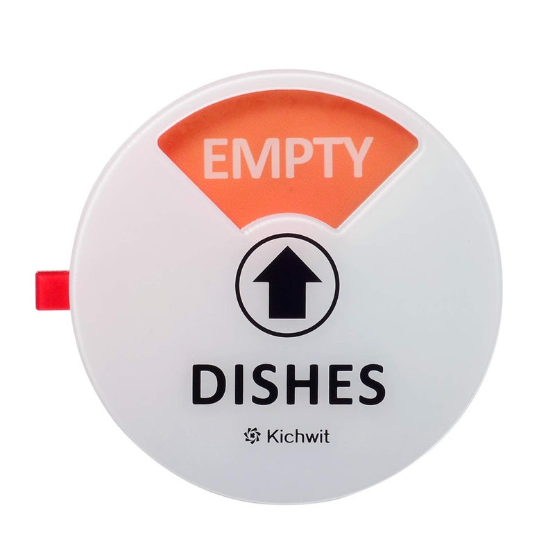 Kichwit Dishwasher Magnet Clean Dirty Sign Indicator with Running and Empty Options, Works on All Dishwashers, Non-Scratch Strong Magnetic Backing, Residue Free Adhesive Included, 4 Inch, White - Image 5